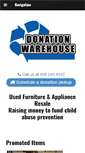 Mobile Screenshot of donationwarehouse.net